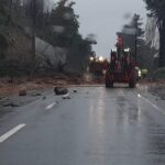 Sistema Frontal: Gobierno anuncia cierre de tramo de Ruta de La Madera por desprendimientos de tierra