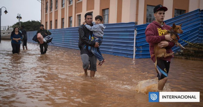 Suben a 57 los muertos por devastadoras lluvias en Brasil: hay 67 desaparecidos y 32 mil damnificados