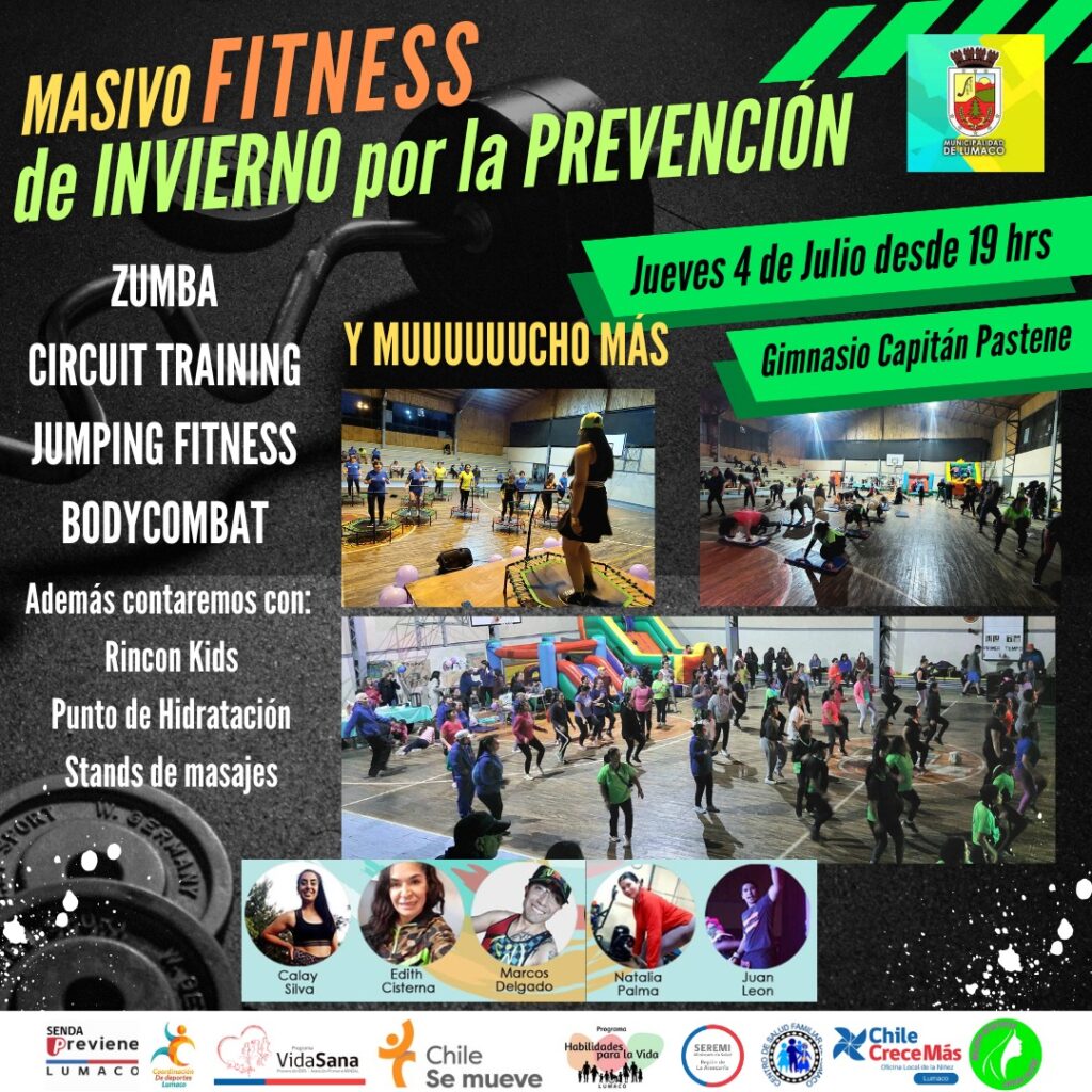 Masivo de Fitness de Invierno por la Prevención!