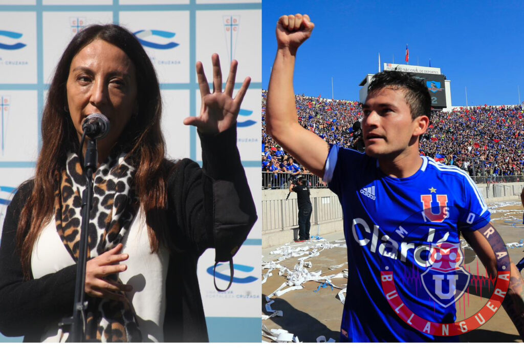 Cecilia Pérez le dio la bienvenida a Charles Aranguiz a Universidad de Chile