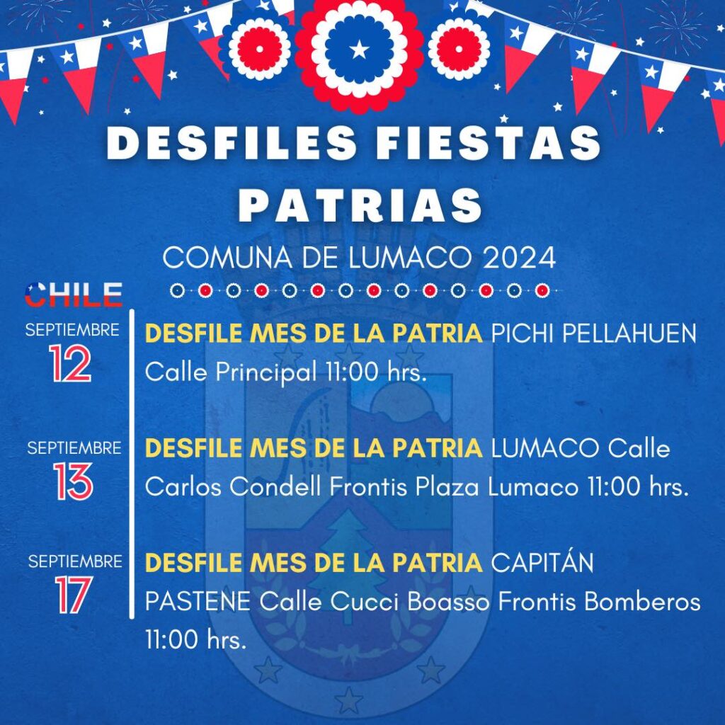 Desfiles Fiestas Patrias en Lumaco