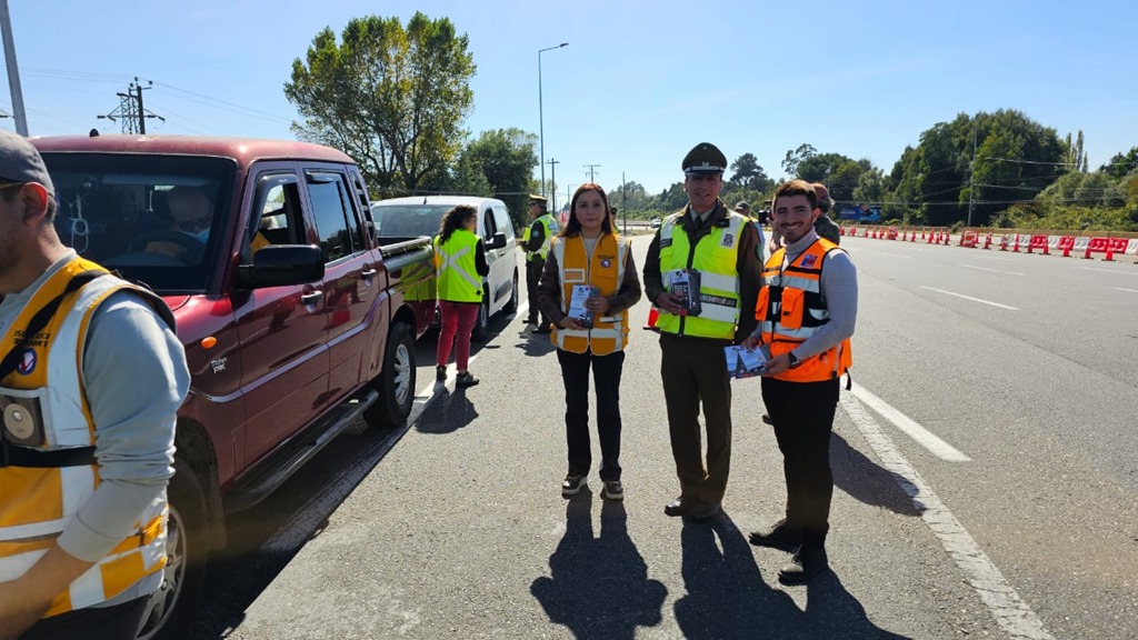 Fiestas Patrias: autoridades de La Araucanía reiteran llamado a precaución en desplazamiento vehicular