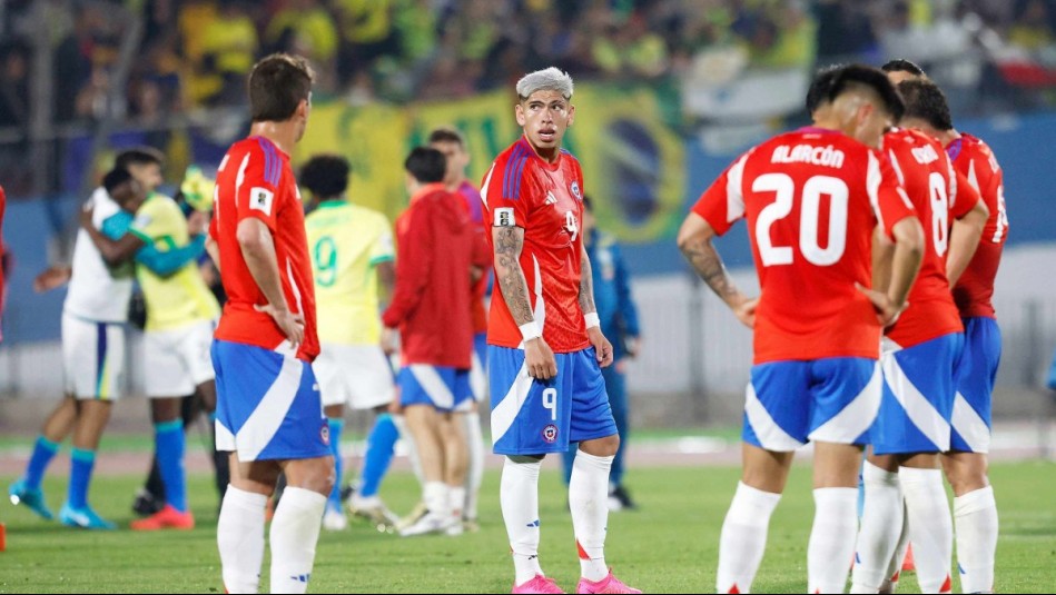 Chile en la cuerda floja: Así quedó la tabla de posiciones tras derrota de La Roja contra Brasil en Clasificatorias