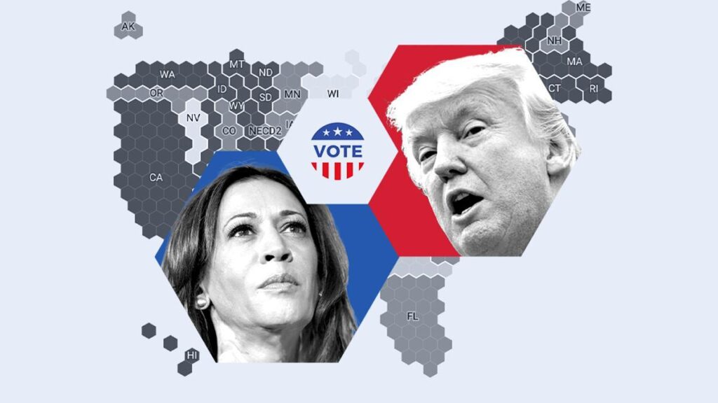 Elecciones en EE.UU: encuestas muestran una reñida carrera entre Harris y Trump