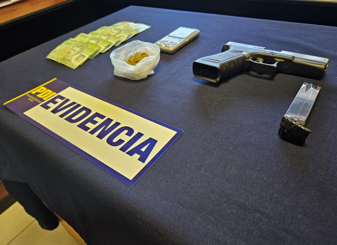 Dos detenidos por microtráfico de drogas e infracción a la ley de armas en Angol