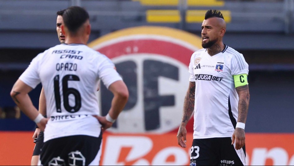 Colo Colo perdió con Audax Italiano: Arturo Vidal se fue expulsado tras recibir dos amarillas por reclamos al árbitro