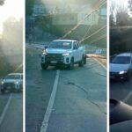 Caída de postes en ruta que une a Concepción y Florida provoca congestión vehicular