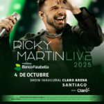 ¡Ricky Martin confirma su regreso a Chile este 2025!: Lugar, fecha y venta de entradas