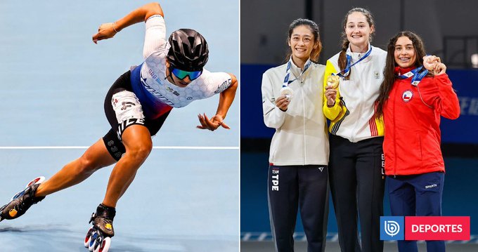 Catalina Lorca lleva a Chile al podio en los Juegos Mundiales: ganó medalla de bronce en patín carrera