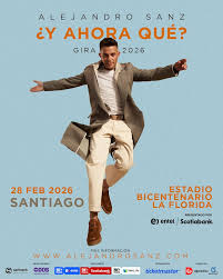 ¡Alejandro Sanz anuncia concierto en Chile! Fecha, lugar y venta de entradas