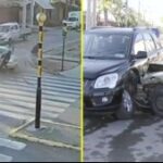 Delincuentes provocan grave accidente tras asaltar a abuelo que iba a dejar a su nieta al colegio en Conchalí