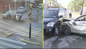 Delincuentes provocan grave accidente tras asaltar a abuelo que iba a dejar a su nieta al colegio en Conchalí