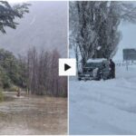 Zonas aisladas, remociones e inundaciones por sistema frontal en Aysén: dos provincias en alerta roja
