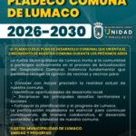 MUNICIPALIDAD DE LUMACO INVITA A PARTICIPAR EN ACTUALIZACIÓN DEL PLADECO 2026-2030.