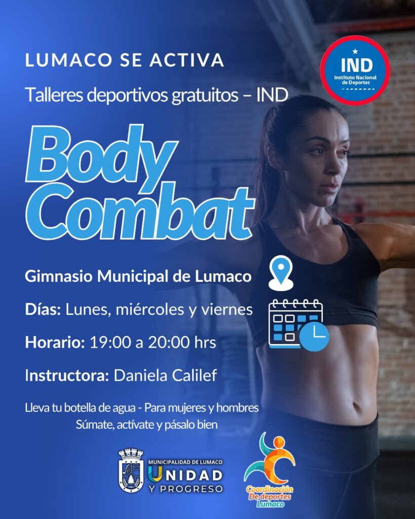 La Ilustre Municipalidad de Lumaco invita a toda la comunidad a ser parte de los Talleres Deportivos Gratuitos del IND, pensados para todas las edades