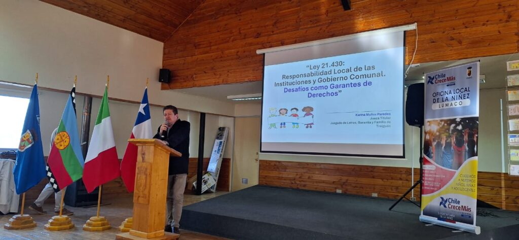 Capacitación sobre Ley 21.430 reforzó compromiso local con los derechos de la niñez y adolescencia en Lumaco