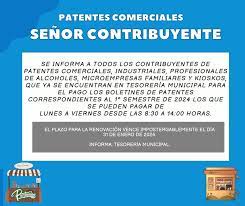 Pago de patentes comerciales en Lumaco