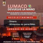 Campaña Solidaria Lumaco devuelve la Mano.