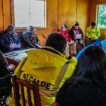 VISITA DEL ALCALDE RICHARD LEONELLI CONTRERAS Y EQUIPOS MUNICIPALES A LA COMUNIDAD DEL SECTOR HUEICO