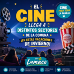 ¡EL CINE LLEGA A DISTINTOS SECTORES DE LA COMUNA EN ESTAS VACACIONES DE INVIERNO!