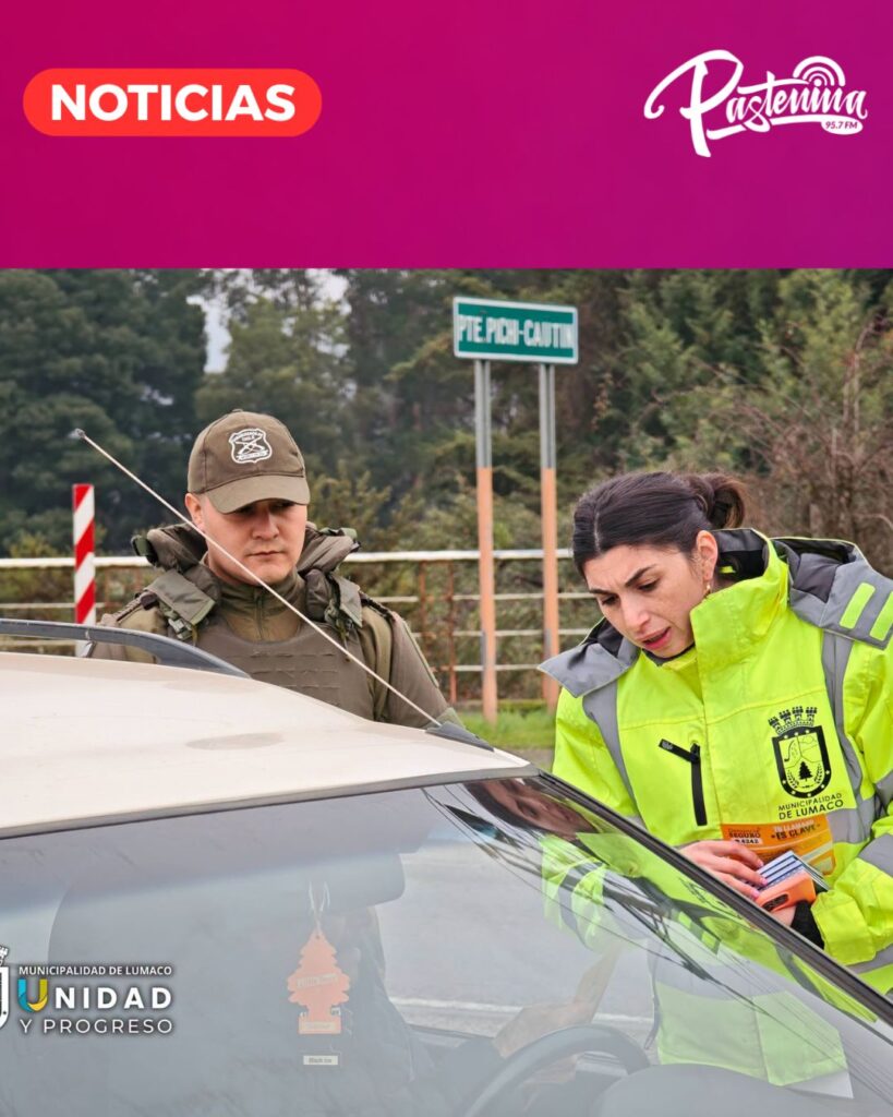 DIRECCIÓN DE SEGURIDAD PÚBLICA COORDINÓ NUEVA FISCALIZACIÓN PREVENTIVA INTERINSTITUCIONAL EN LUMACO