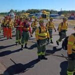 Brigadas y aeronaves de CMPC combaten seis incendios entre Biobío y La Araucanía