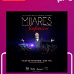 Mijares regresa a Chile con un concierto sinfónico para celebrar sus 40 años de carrera.